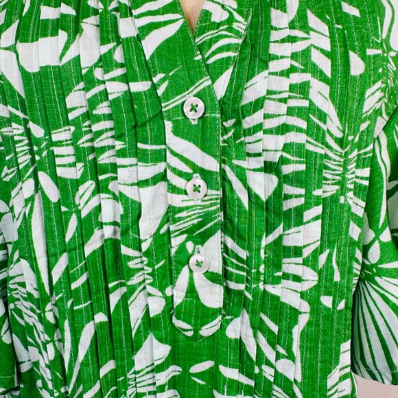 Anthropologie Maeve Dress Women's XS The Cassandra Butterfly Maxi Green Pleated - Picture 3 of 14